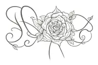 7.10.23 date tattoo design idea