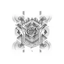 keep it about the waffles tattoo design idea