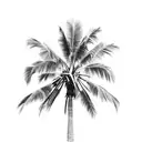 Palm Tree tattoo design idea