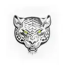 pantera negra tattoo design idea