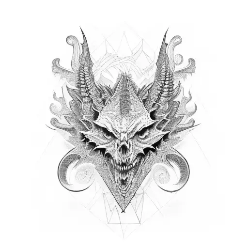 spine tattoo design idea