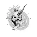 spine tattoo design idea