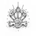 pump Jack tattoo design idea