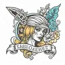 daughter name tattoo design idea