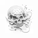 Letra P tattoo design idea