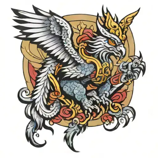 garuda tattoo design idea