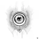 Evil Eye tattoo design idea