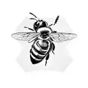 Honey Bee tattoo design idea
