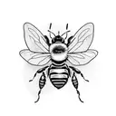 Honey Bee tattoo design idea
