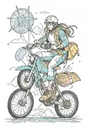 risk taker tattoo design idea