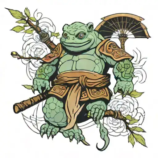 Master oogway tattoo design idea