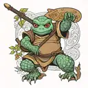 Master oogway tattoo design idea
