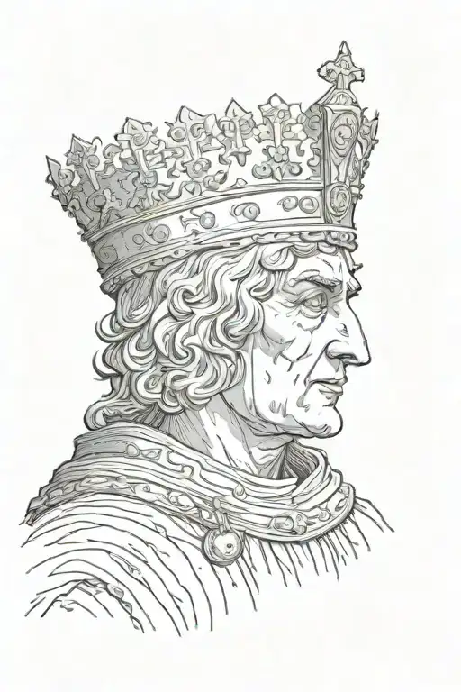 king Baldwin IV tattoo design idea
