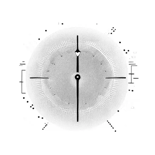 heartbeat (isoelectric line) with February 4th, 2024 in Roman numerals  tattoo design idea