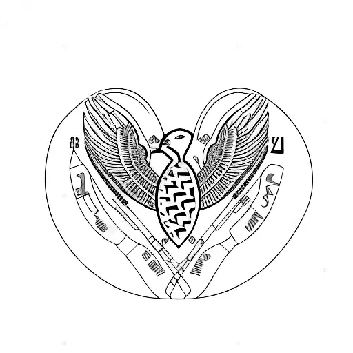 ekg line with February 4th, 2024 in Roman numerals  tattoo design idea