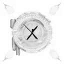 heartbeat (isoelectric line) with February 4th, 2024 in Roman numerals  tattoo design idea