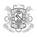 ekg line with February 4th, 2024 in Roman numerals  tattoo design idea
