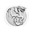 welsh Dragon tattoo design idea