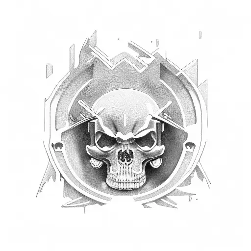 gangster saint Jude  tattoo design idea