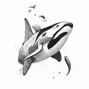 orca tattoo design idea