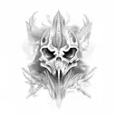 corvo pássaro  tattoo design idea