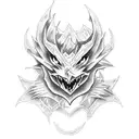 yugioh, black rose dragon tattoo design idea