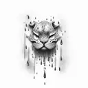 rain tattoo design idea