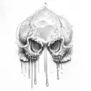 rain tattoo design idea