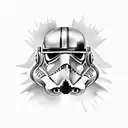 Star Wars with tools tattoo design idea