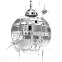 Star Wars with tools tattoo design idea