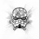 Star Wars with tools tattoo design idea
