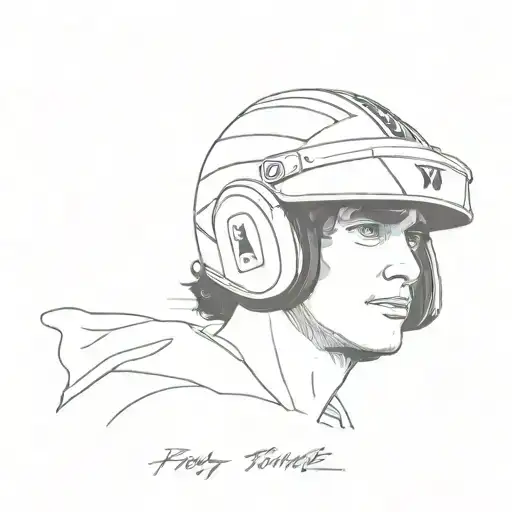 peaky blinder com Ayrton Senna helmet Brazilian tattoo design idea