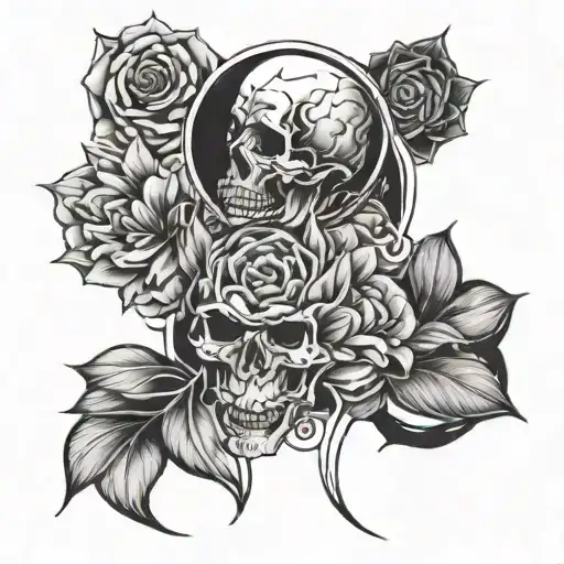 overcome mental health and life struggles  tattoo design idea