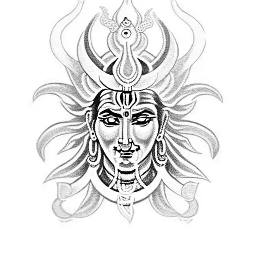 Voorkoms® Lord Shiva Tattoo Design : Amazon.in: Beauty
