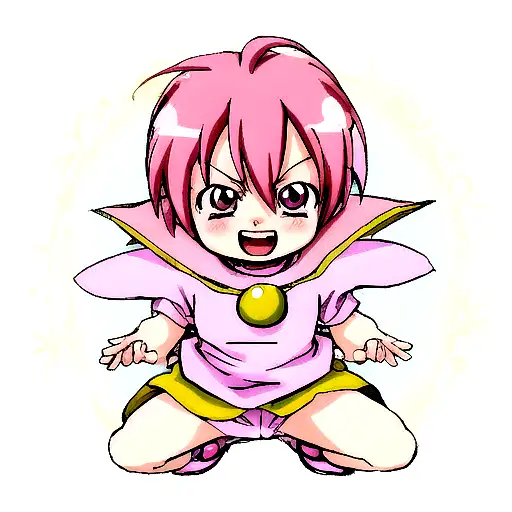 kid buu tattoo design idea