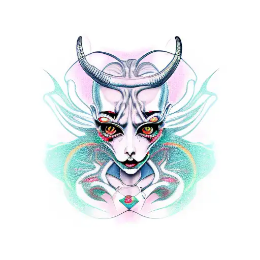 succubus womb tattoo design idea