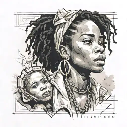 Lauryn Hill tattoo design idea