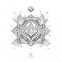 logo of the programming language C# tattoo design idea