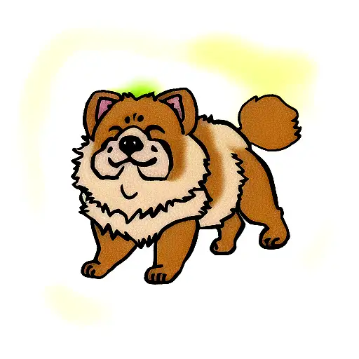 Chow Chow  tattoo design idea