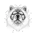 Chow Chow  tattoo design idea
