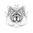 Chow Chow  tattoo design idea