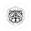 Chow Chow  tattoo design idea