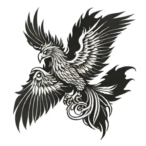 Phoenix harry potter tattoo design idea