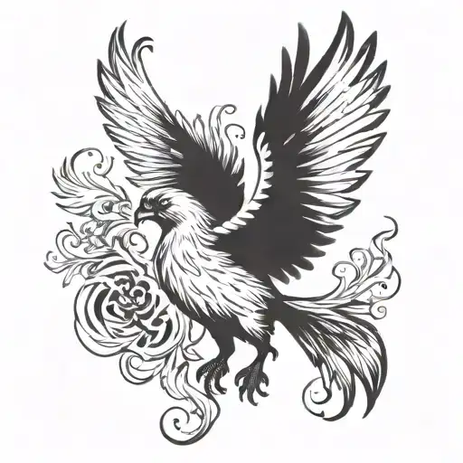 Phoenix harry potter tattoo design idea