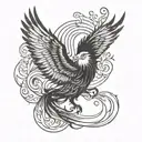 Phoenix harry potter tattoo design idea