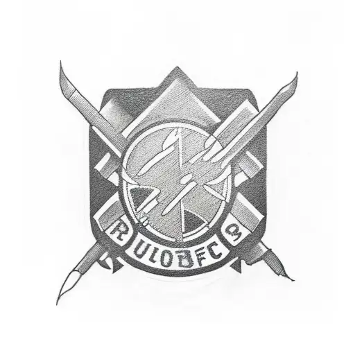 The tattoo is to be on the arm.  The tattoo represents the football casuals subculture. Stone Island clothing, hooligan tattoo design idea