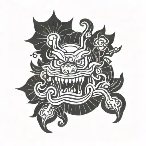 taiwanese symbols tattoo design idea