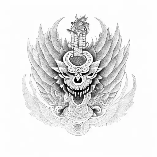 quetzalcoatl kukulkan tattoo design idea