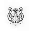 tiger claw marks tattoo design idea