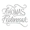Thomas name written tattoo design idea